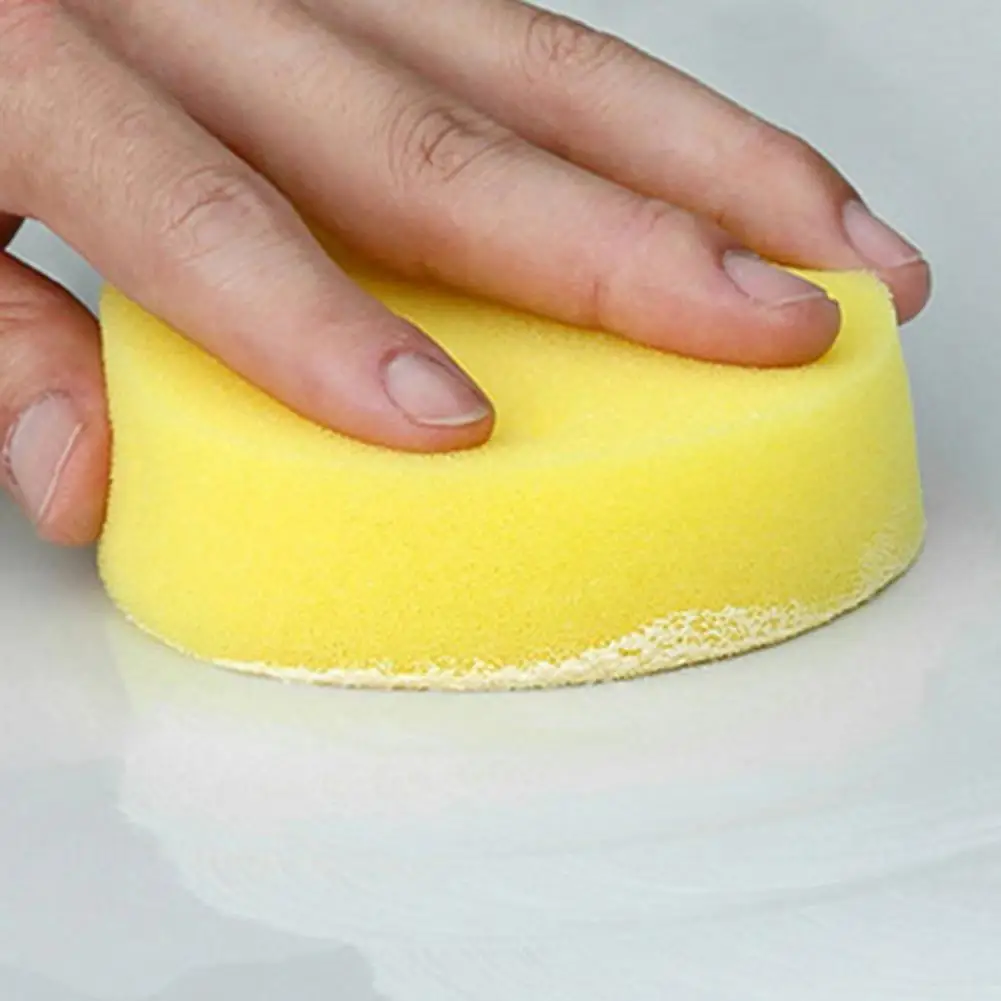 Flexible 1Pc/12Pcs Reliable Car Waxing Polish Foam Sponge Easy to Apply Car Detailing Sponge Hand Tool   for Home