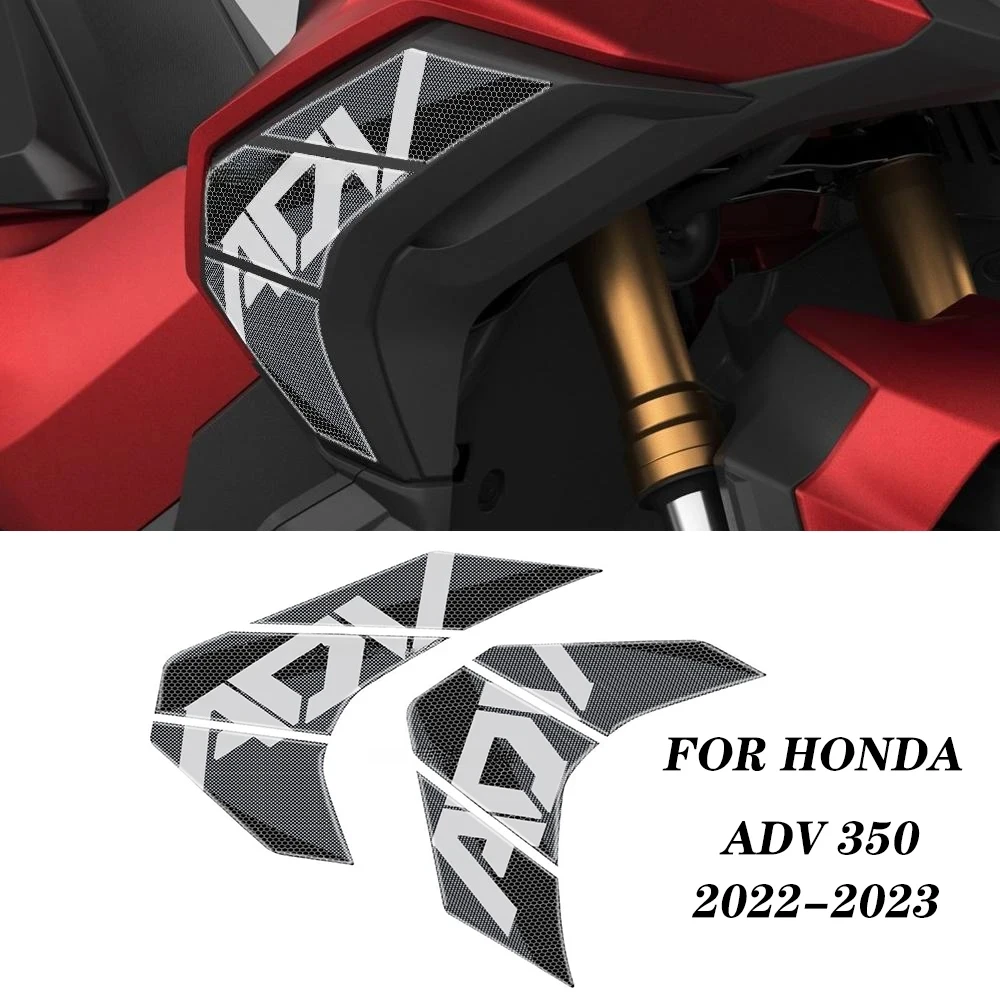 

For HONDA ADV 350 ADV350 2022 2023 Motorcycle Body Sticker Waterproof Decal Sticker 3D Side car head Sticker Decorate Decal