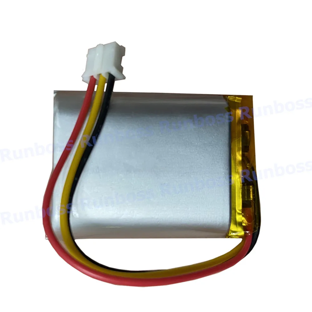 1-10PCS 3.7V 1500mAh 103040 JST 3Pin 2.0mm Plug 3-Wire Thermistor Li Polymer Battery For GPS Bluetooth Speaker LED Light DashCam