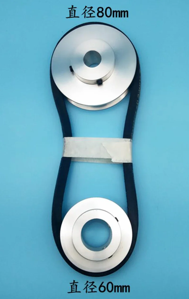 

Приводное колесо ремня двигателя 40 мм, 60 мм, 80 мм, 100 мм, шкив V-образного ремня, с одной канавкой, шкив V-образного ремня А-типа