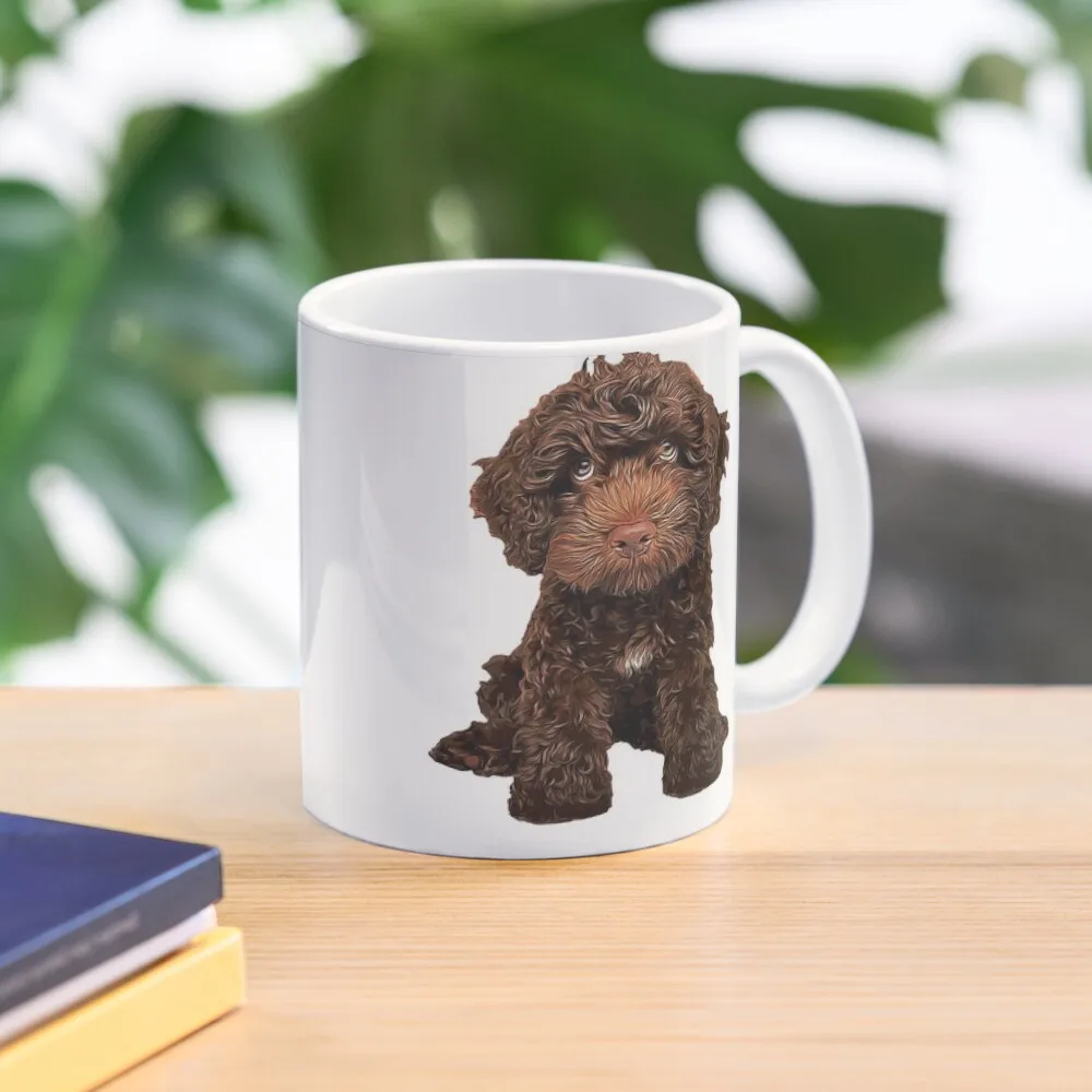 

Cockapoo Chocolate Puppy Dog Poodle Mix Coffee Mug Thermo Cups For Cups For Cafe Cups For Mug