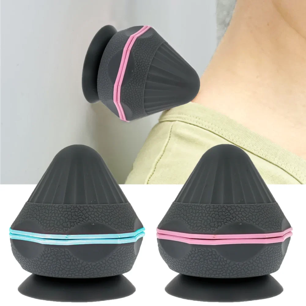 Silicone Massage Cone Solid Adsorption Ball Psoas Thoracic Spine Back Scapula Foot Yoga Muscle Release Massage Apparatu Neck