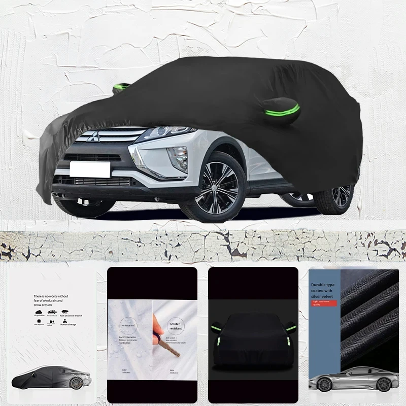 For Mitsubishi-Eclipse Auto Anti snow Anti dust Anti-uv Anti peeling paint And Anti Rainwater 210t Car cover protection