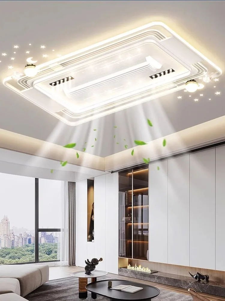Smart Ceiling Fan Light with Remote Control  Timer 3 Color Temperatures Dimmable LED Low Profile for Indoor Patio Garage
