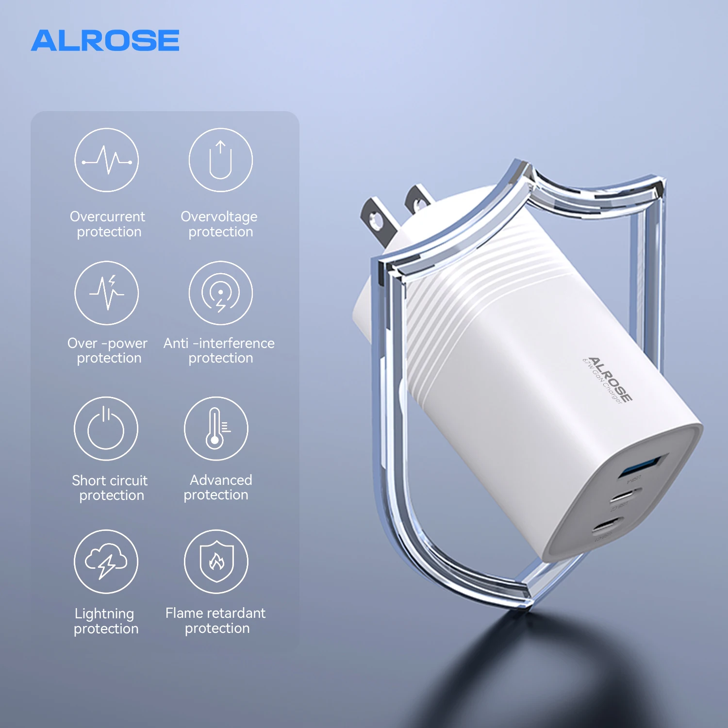 شاحن GaN USB من النوع C بقدرة 65 وات 45 وات PPS PD QC4.0 شاحن سريع لأجهزة الكمبيوتر المحمول Macbook IPAD Tablet iPhone 17 Samsung والمزيد #5