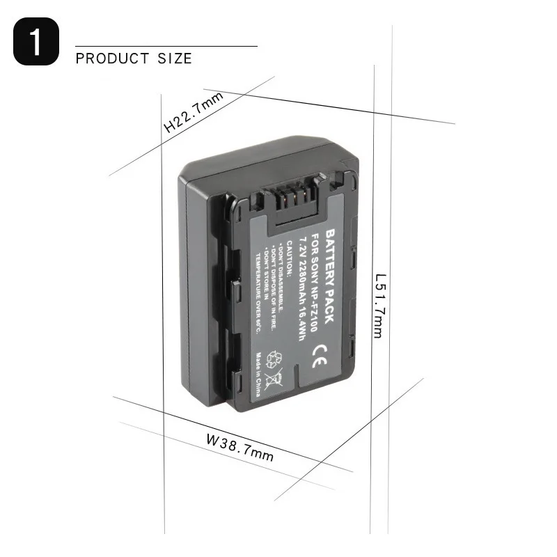 2280mah NP-FZ100 NPFZ100 NP FZ100 bateria + ładowarka do Sony LED A6600 a7m3 a7rm3 a7r3 a9 a9R a7R a7R a7 a7c a7r4 kamera bateria