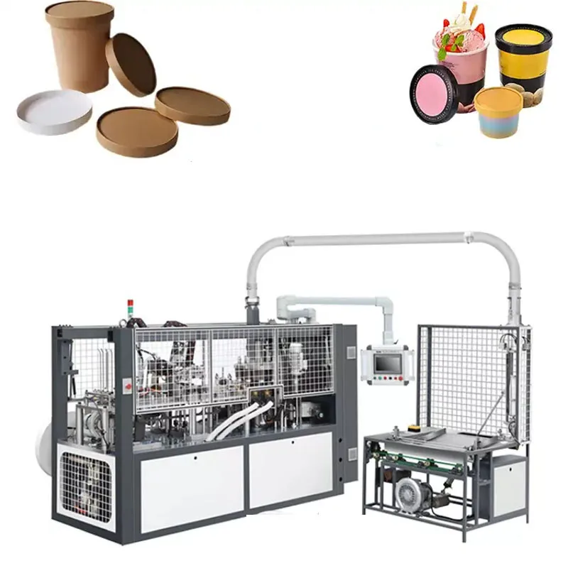 

Disposable Paper Food Bowls Dishes Making Machine Supplier Automatic Making Forming Paper Bowl Machine Factory Price