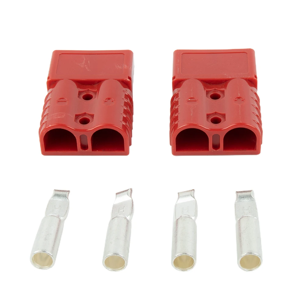 

2X Industrial Grade 120A Connectors with Silver Plated Contacts Perfectly Suited for High End Vehicles Like RVs and Yachts
