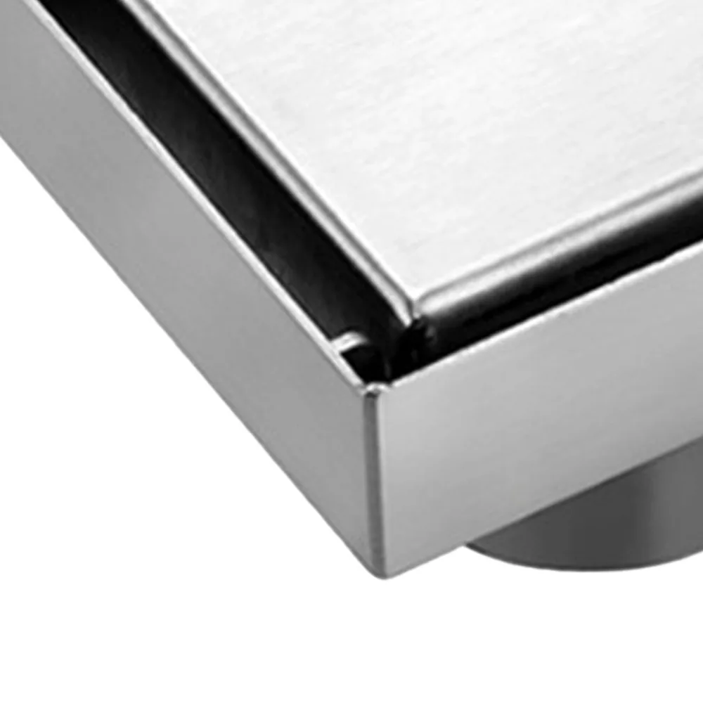 Square Shower Floor Drain Filter Screen Anti Clogging Drain Strainer 304 Stainless Steel Odor-Proof Floor Drain Kitchen