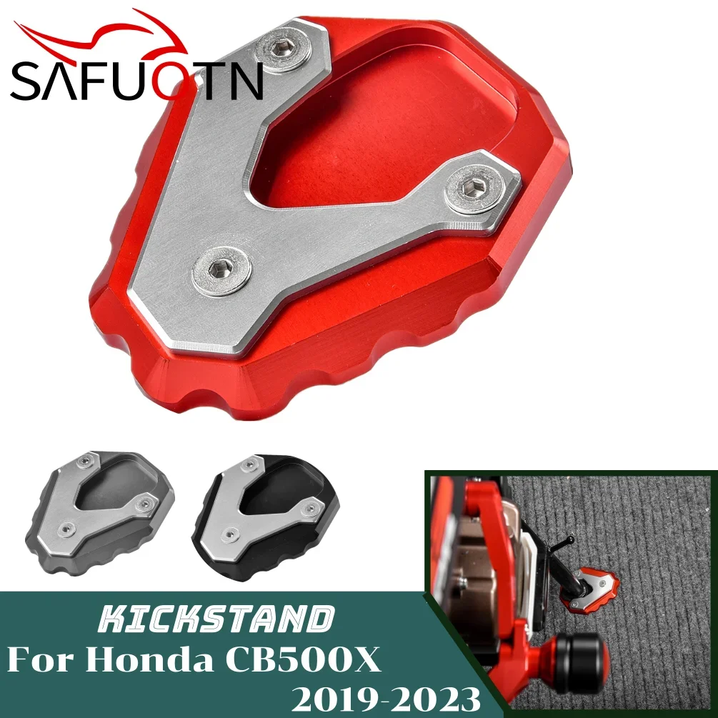 

For Honda CB 500X 2019-2024 2022 2023 CB500X Foot Enlarger Stand Extension Plate Side Foot Kickstand Motorcycle Accessories