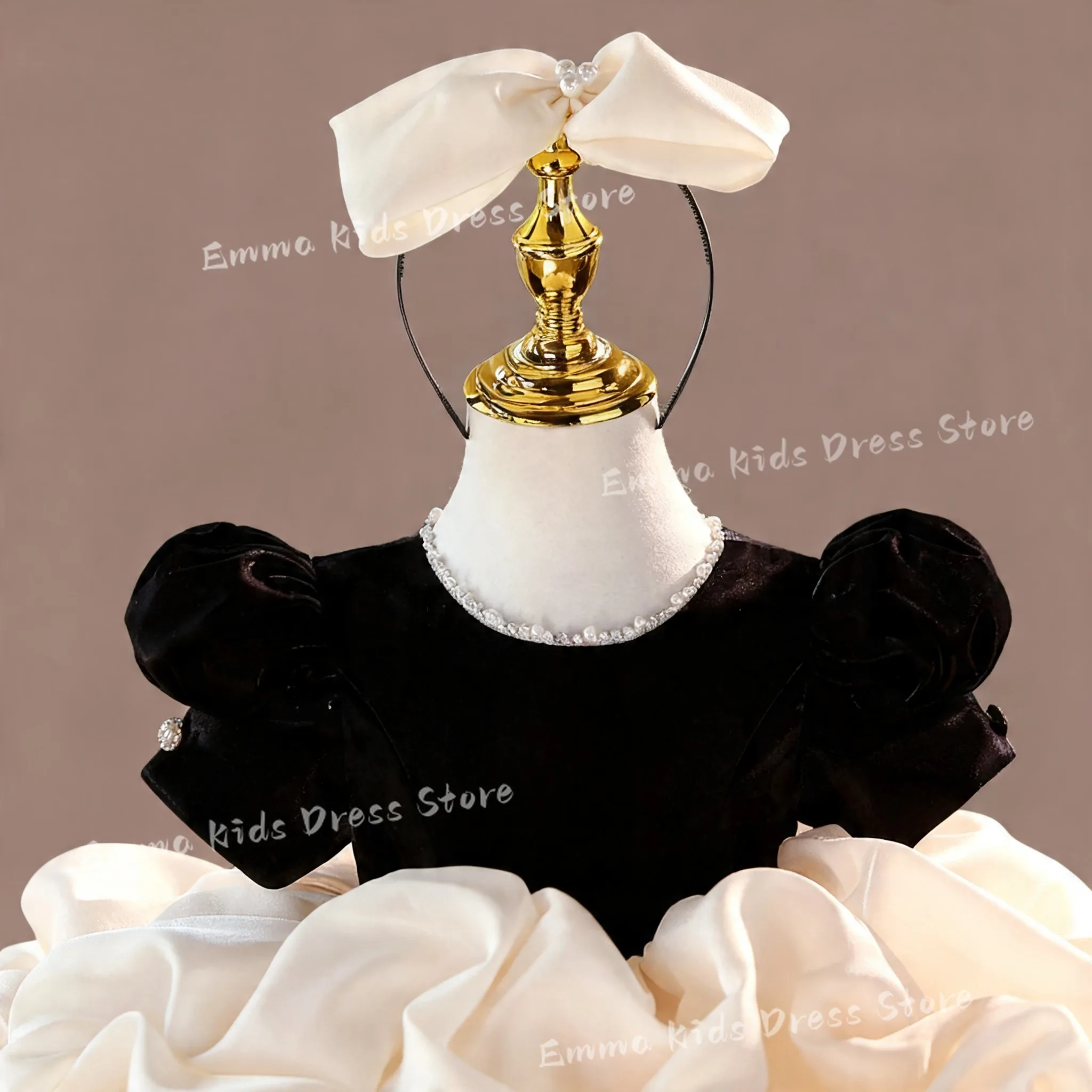 

Великолепное и элегантное платье для девочек в стиле Хепберн, высококачественное детское платье принцессы для конкурсов красоты и праздников