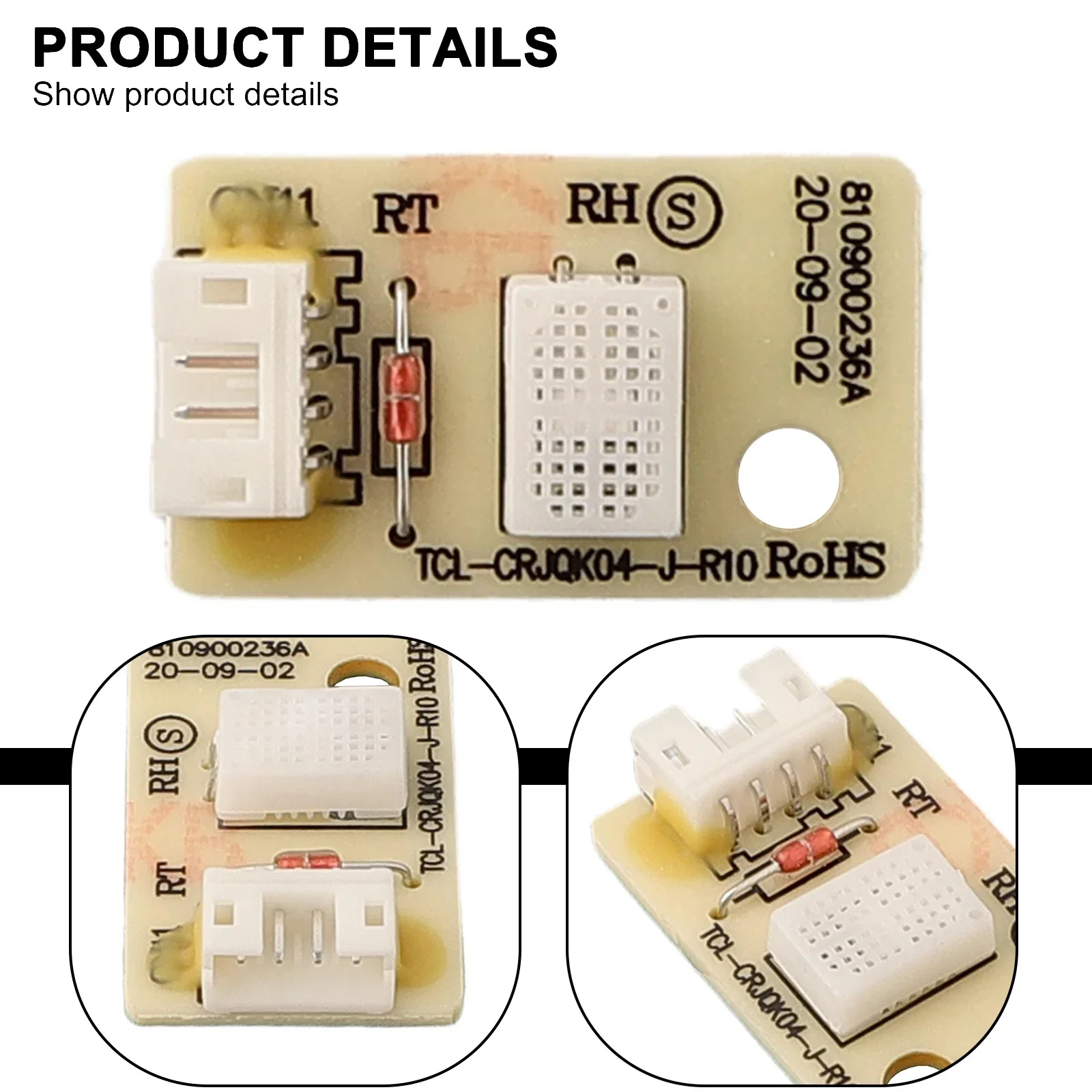 Dehumidifier Humidity Sensor Board SOLEUS Fit For OQ10MK112.PCB, TCL-CRJQK04-J-R10 Part For Maintain The Desired Humidity Levels
