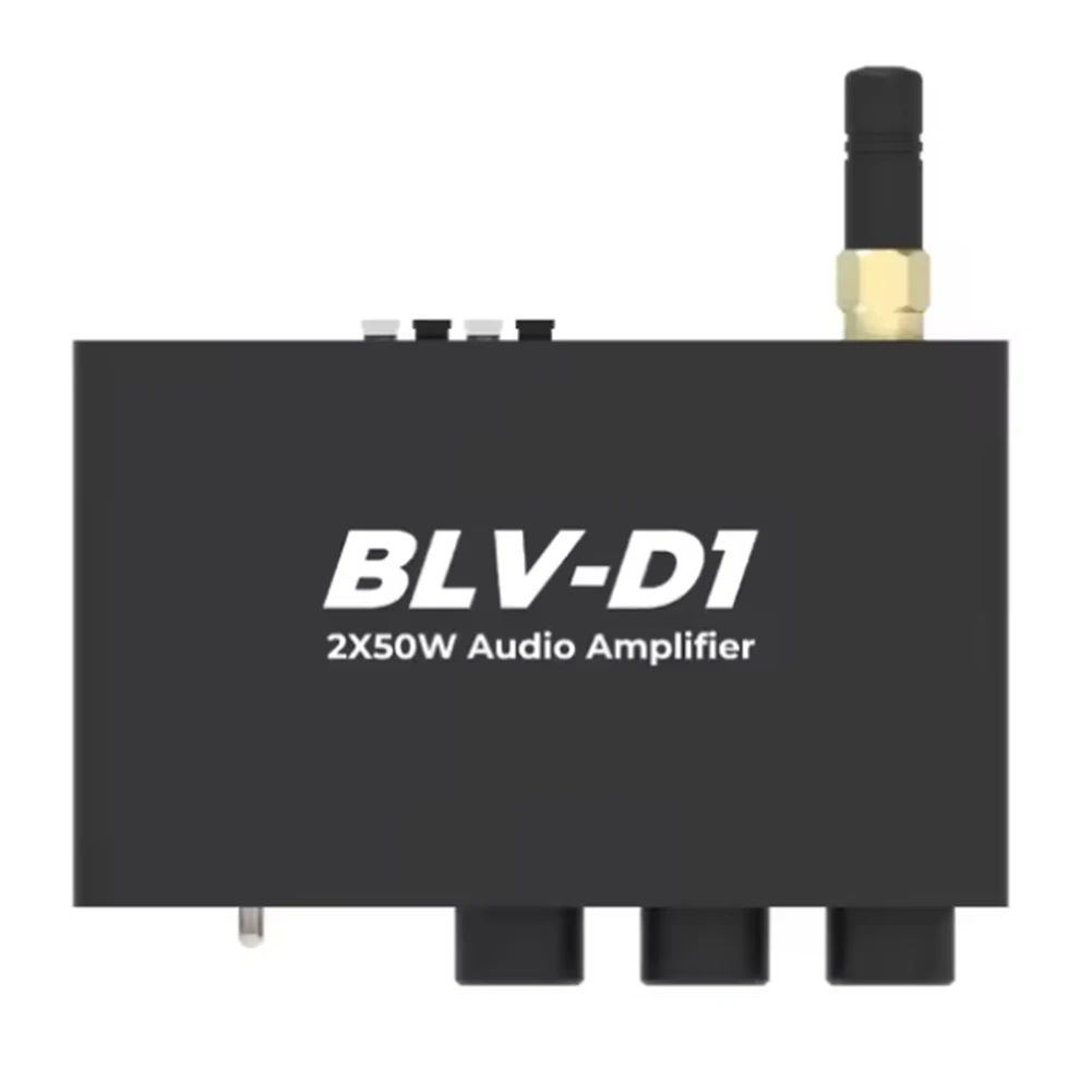 

【PROMOTION】BLV-D1 2X50W TPA3116 Bluetooth 5.3D Desktop Amplifier, High And Low Frequency Adjustable For DSP Tuning