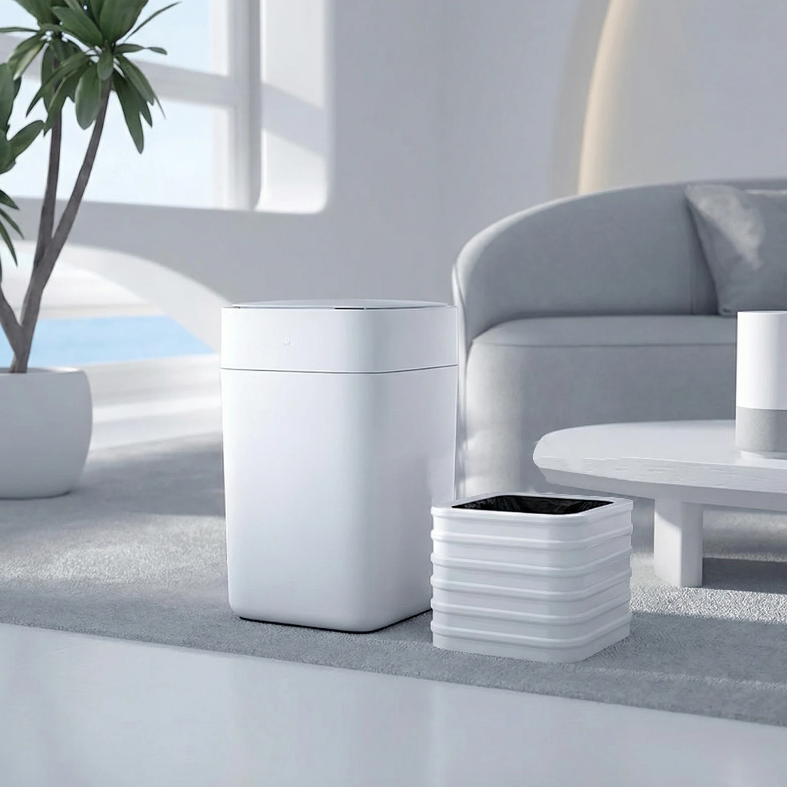 

6 Pack Garbage Bags for Self Sealing Smart Trash Can Supports Approximately 180 Uses Compatible for T1/T1S/T Air