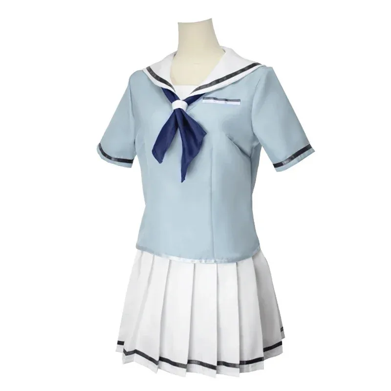 

Anime BanG Dream Cosplay Costumes Toyama Kasumi Hanazono School Uniform Top Skirt Tie Rimiri Sailor Suit Halloween Party JXb;3's