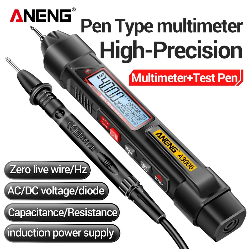 ANENG A3006 Multimeters Pen Type Multimetro Digital professional AC/DC Voltage testers eléctrico Ohm Hz Zero Fire Line Detector