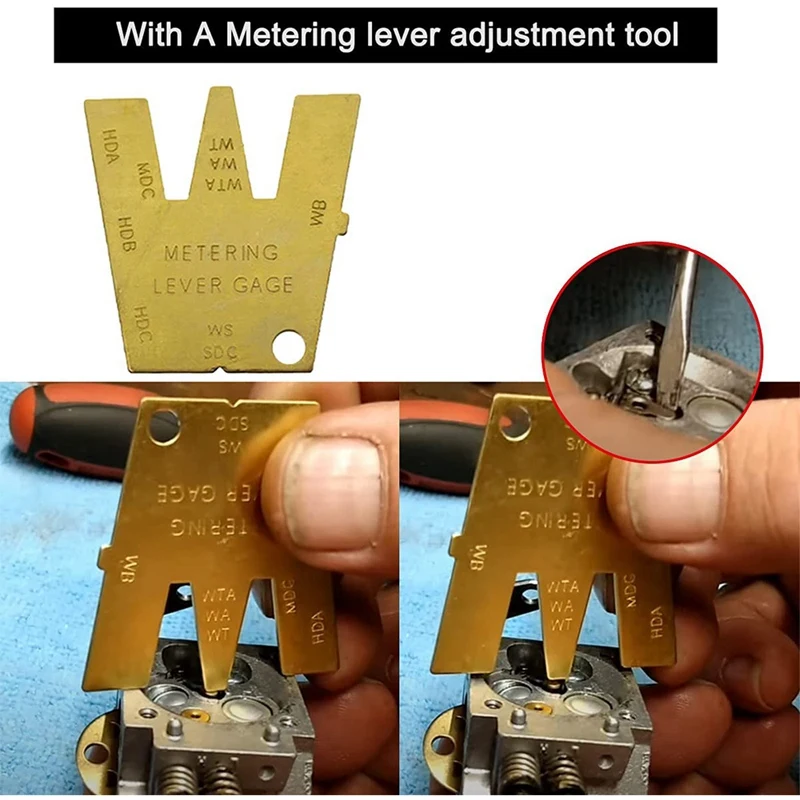 Carburetor Adjustment Tool Kit For 2 Cycle Engines, Carb Tune Up Adjusting Tool For Trimmer Weedeater Chainsaw