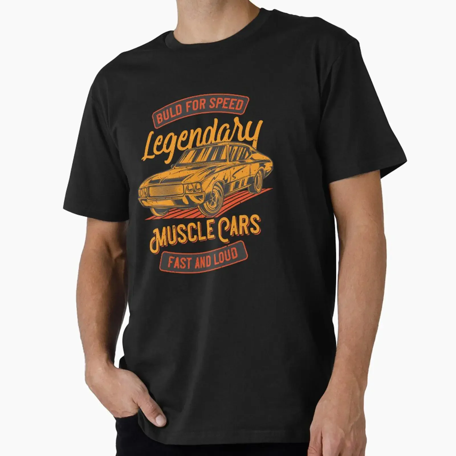 Der legendäre amerikanische Muscle Car, ein Hochleistungsfahrzeug für Liebhaber, entworfen und verkauft von Paulo Silveira, im Vintage-Stil, gewaschen.