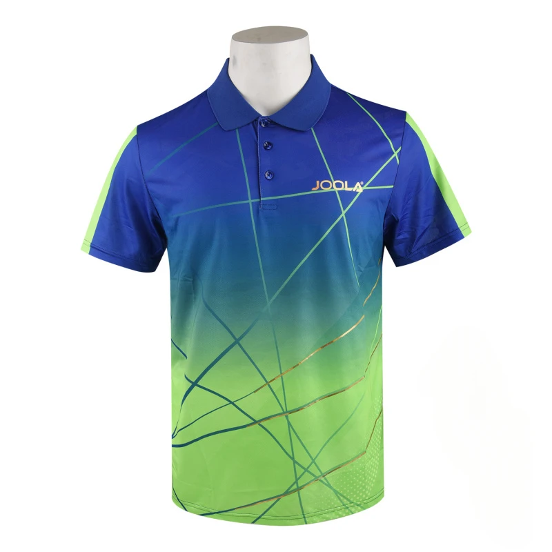 New joola Sport jersey，Table tennis clothes for men women,short sleeve polo t-shirts， quick dry ping pong top polo