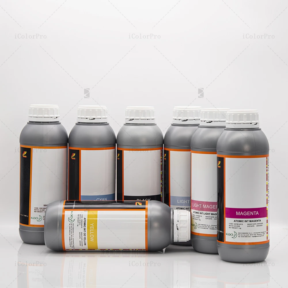 Chimigraf オリジナル UV インク、産業用インクジェット プリンター用 – 高い密着性と鮮やかな色、コニカ/リコー ヘッドと互換性あり