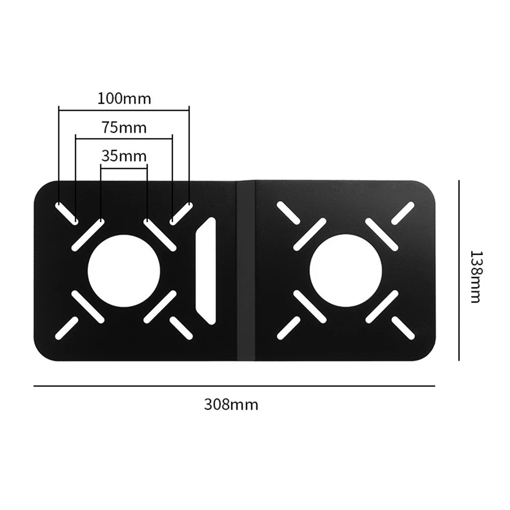 Mount for Mini PC Mini-Host Hanging Bracket Holder PC Monitor Two Screen Mounted Tablet Pad Mounting Rack