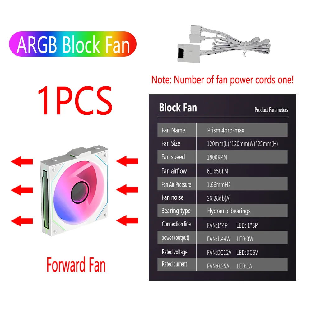 Variant: White Forward 1PCS