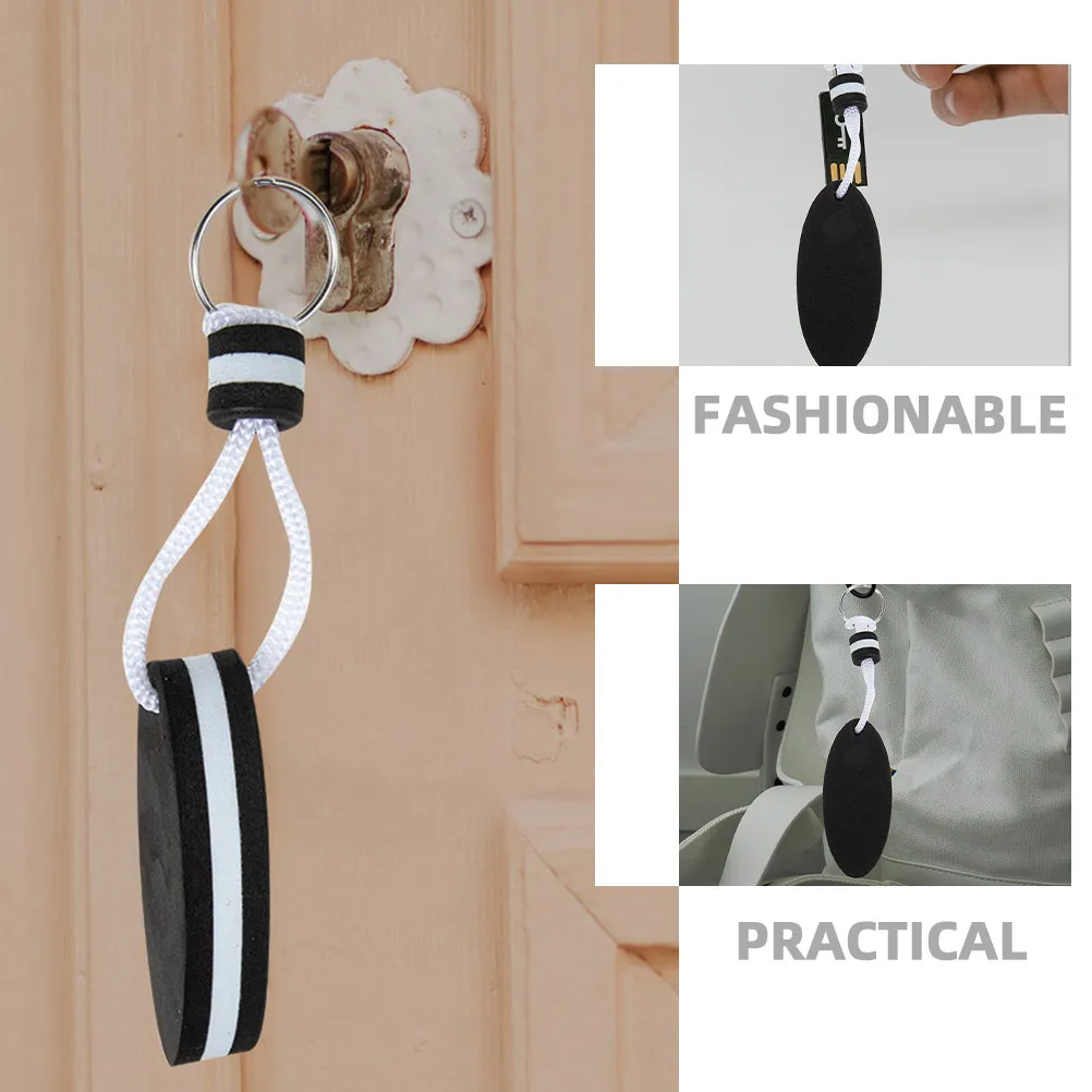 5Pcs Surfing Floating Keychains Eva Durable Key Float for Water Sports Boating Kayaking Small Floating Key Rings