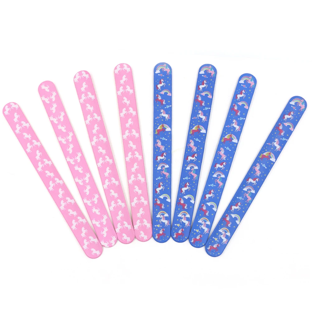 

Children Wristband Slap Bracelets Party Unicorn Silicone Kids Straps Lovely Design Pattern Comfortable Texture
