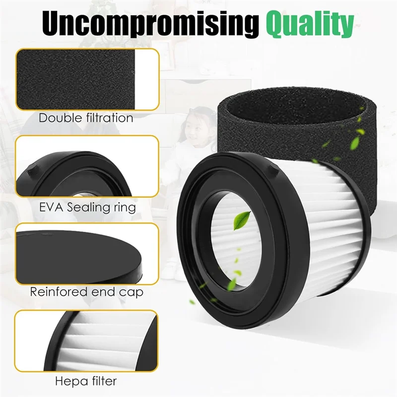 A83G-DCV5011H فلتر HEPA لمكنسة اليد اللاسلكية 20 فولت ملحقات متينة للغاية ملحقات المكنسة الأساسية