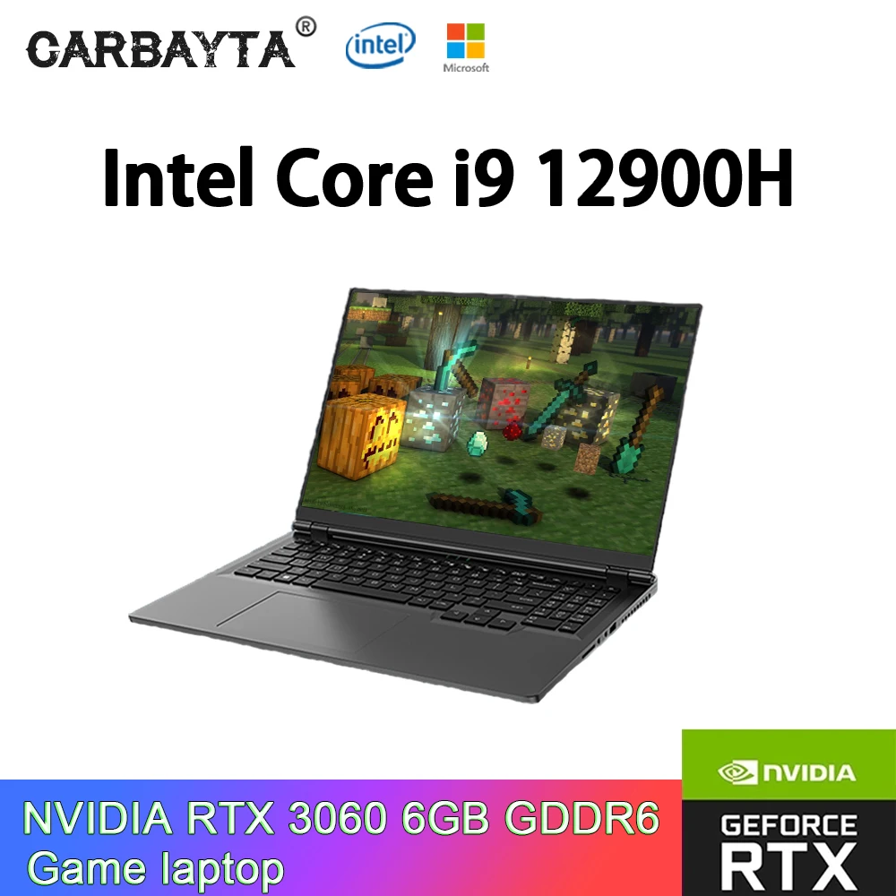 QMDZ-ordenador portátil para videojuegos, Notebook con 64GB de Rom, 16 pulgadas, 2560x1600 IPS, I7, 12650H, NVIDIA RTX 3060, 6GB, huella dactilar, Windows 11, 10 Pro, Pcie, Nvme