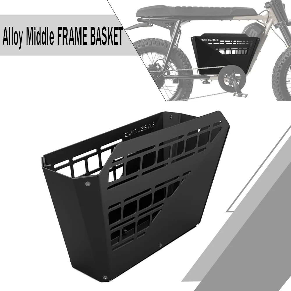 

Motorcycle Accessories Middle FRAME BASKET - S SERIES For SUPER73-S2 73 S2 X Indian 73-S 73S 73 S Adventure Series / Blackout SE