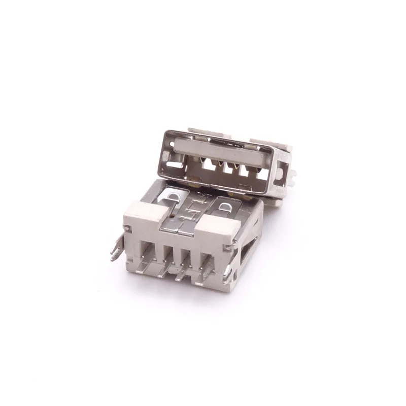 For high current USB female seat USB female seat short body 10.0 length  straight insertion straight edge LCP can pass 3A