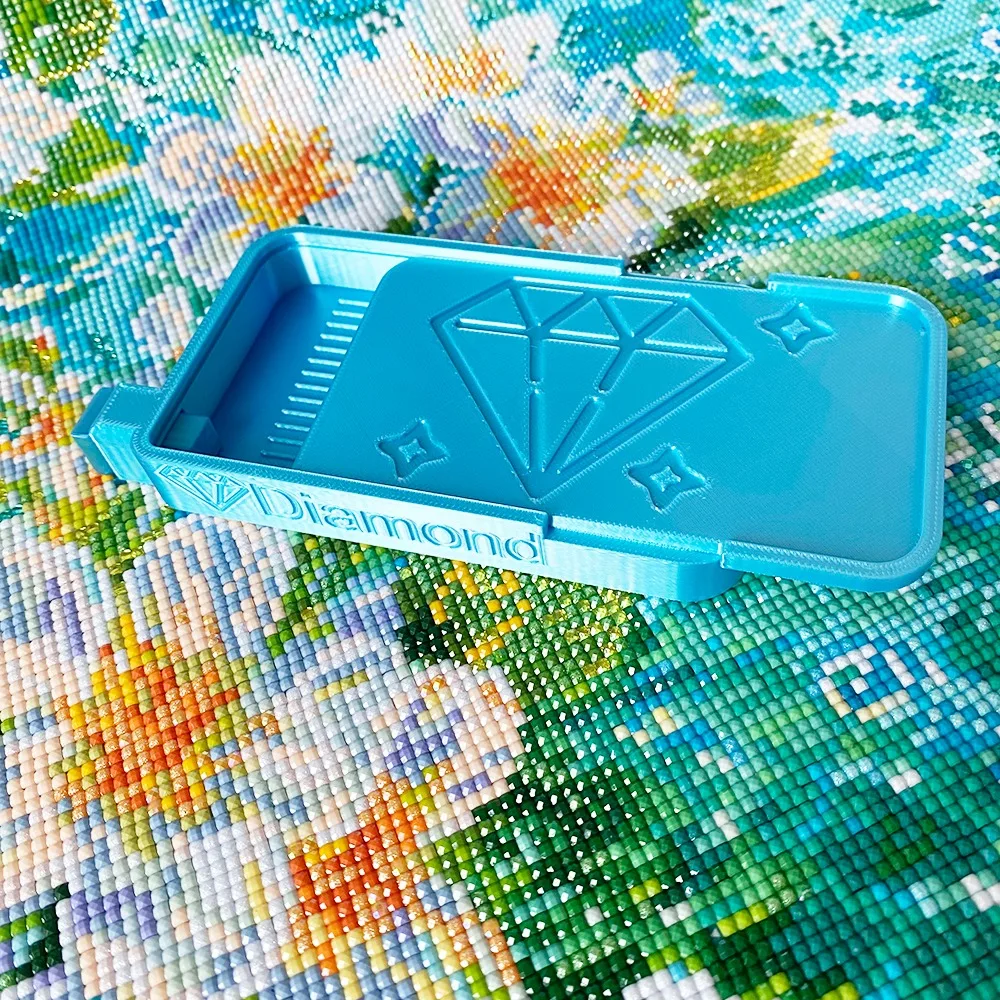 11 Farben Multifunktionale Diamantmalerei-Aufbewahrungsbox, Diamantkunst-Werkzeugzubehör, Geschenk für Diamantmalerei-Liebhaber – Detail 12