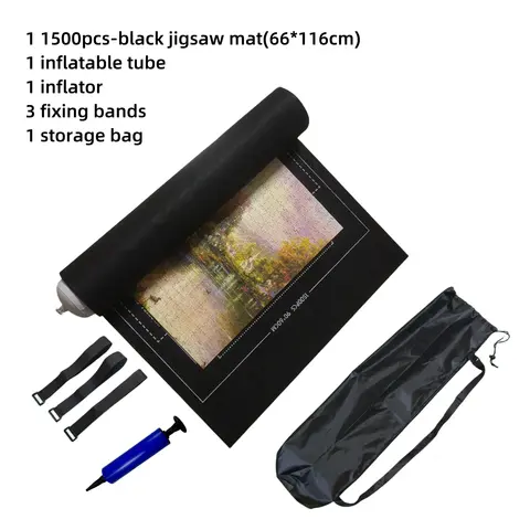 Puzzle Jigsaw Mat MaxRenard Jigsaw Puzzle Mat Roll Up Puzzles Board for Up to 1500, 1000, 500 Pieces Large Portable Table Saver Puzzle Keeper
