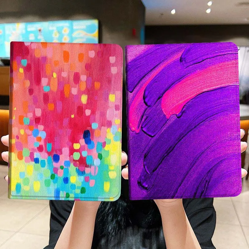 

Дизайнерский чехол-книжка с художественным узором для iPad Pro, Air, Mini 2, 3, 4, 5, 6, 7, 10.2, 9.7, 10.5, 11 (6-го, 7-го, 10-го, 11-го поколений)