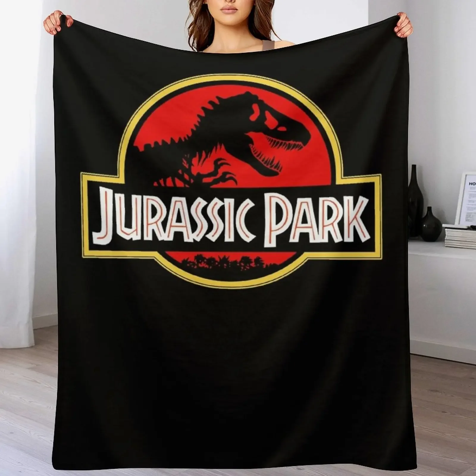 

Jurrasic Park Throw Blanket Personalized Gift Bed Plaid on the sofa Decorative Sofas Blankets