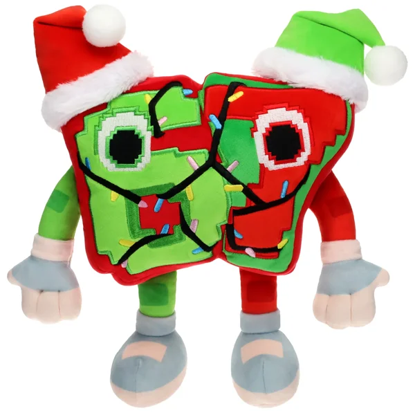 

25cm No Code Festive 67 Plush Steal A Brainrot Christmas Doll Anime Peripherals Soft Doll Collection Room Decoration Kid Gifts