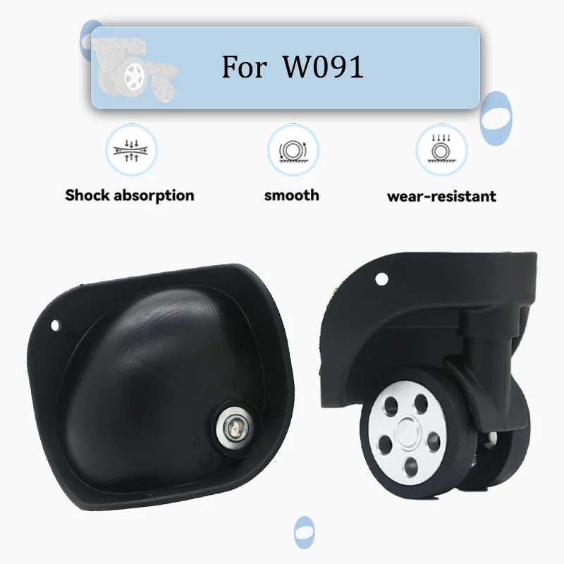 

For W091 Luggage Replacement Wheels 360° Silent Swivel Wheels Wear-Resistant & Pressure-Resistant Travel Worry-Free