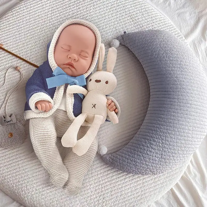 Reborn Dolls Toy Realistyczna miękka fałszywa lalka dla malucha Symulacja lalki Reborn z drobnymi detalami na Boże Narodzenie Urodziny Dzień Dziecka