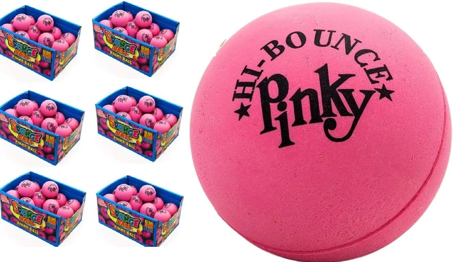 Hi-Bounce Pinky Ball (144 Pack) Rubber-Handball 976-144p