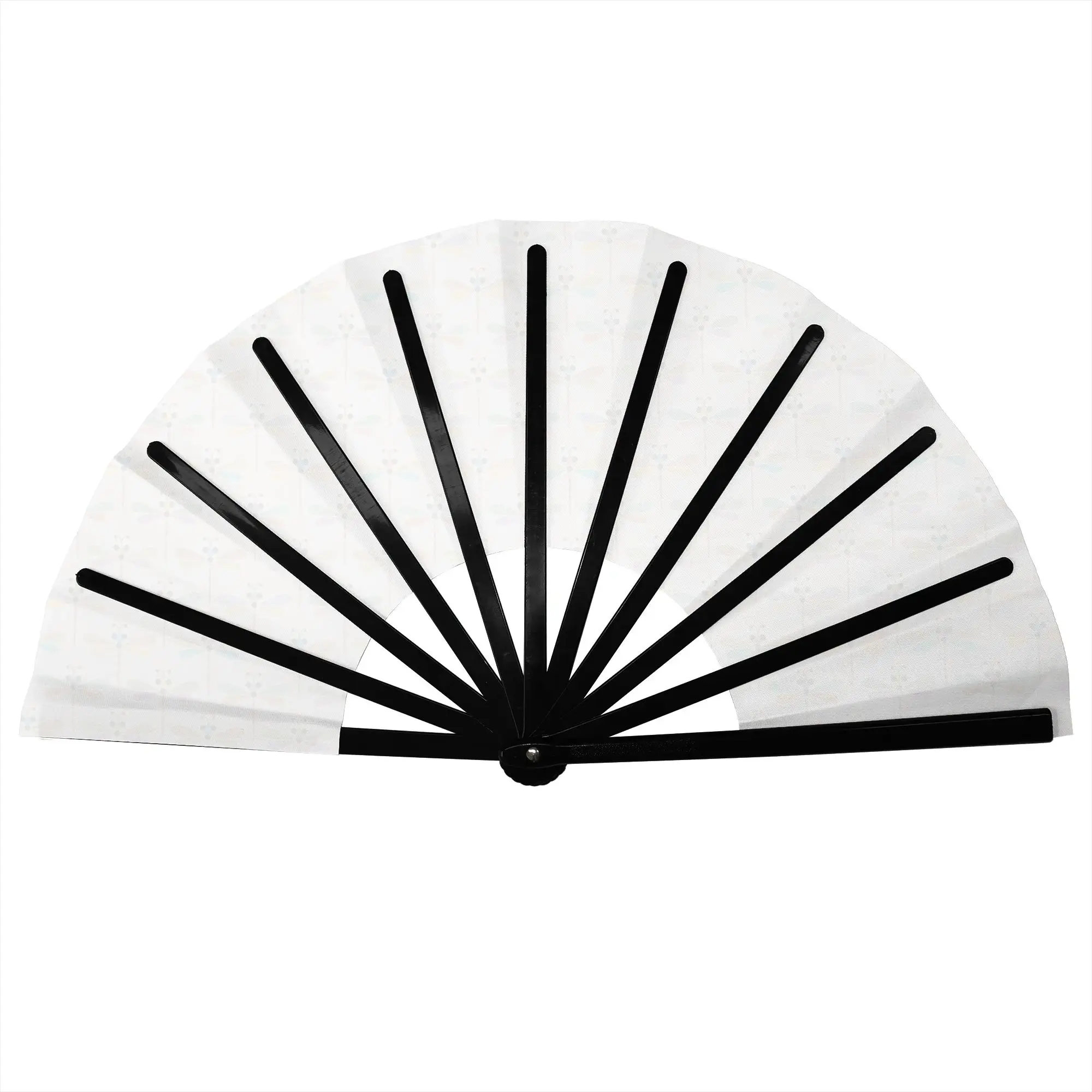 Cute Dragonflies on Cream  Traditional Folding Fan Oriental Art Colorful  High-Quality Fans Gift Classic Decorative Hand Fan