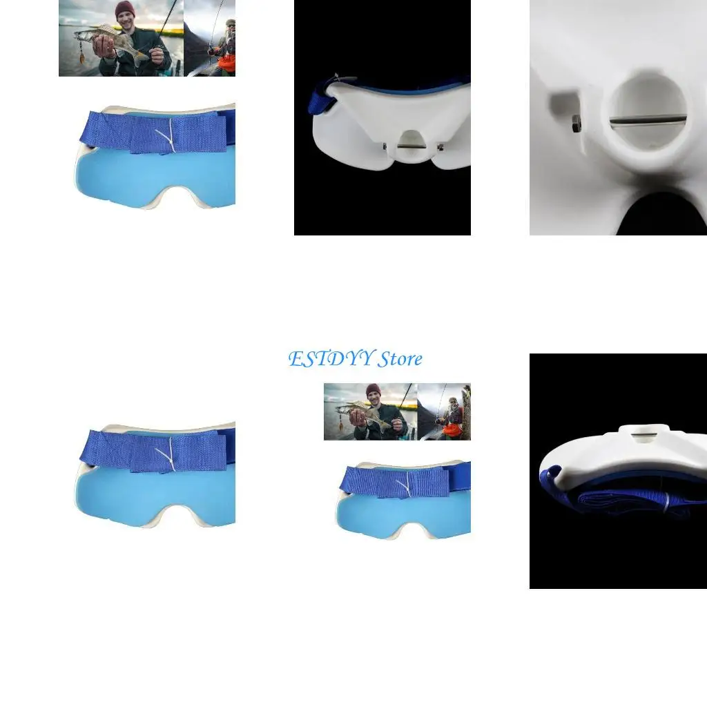 

G6DE Waist Fishing Rod Supporter Rod Holder Fishing Belly Top Waist Fighting Belt