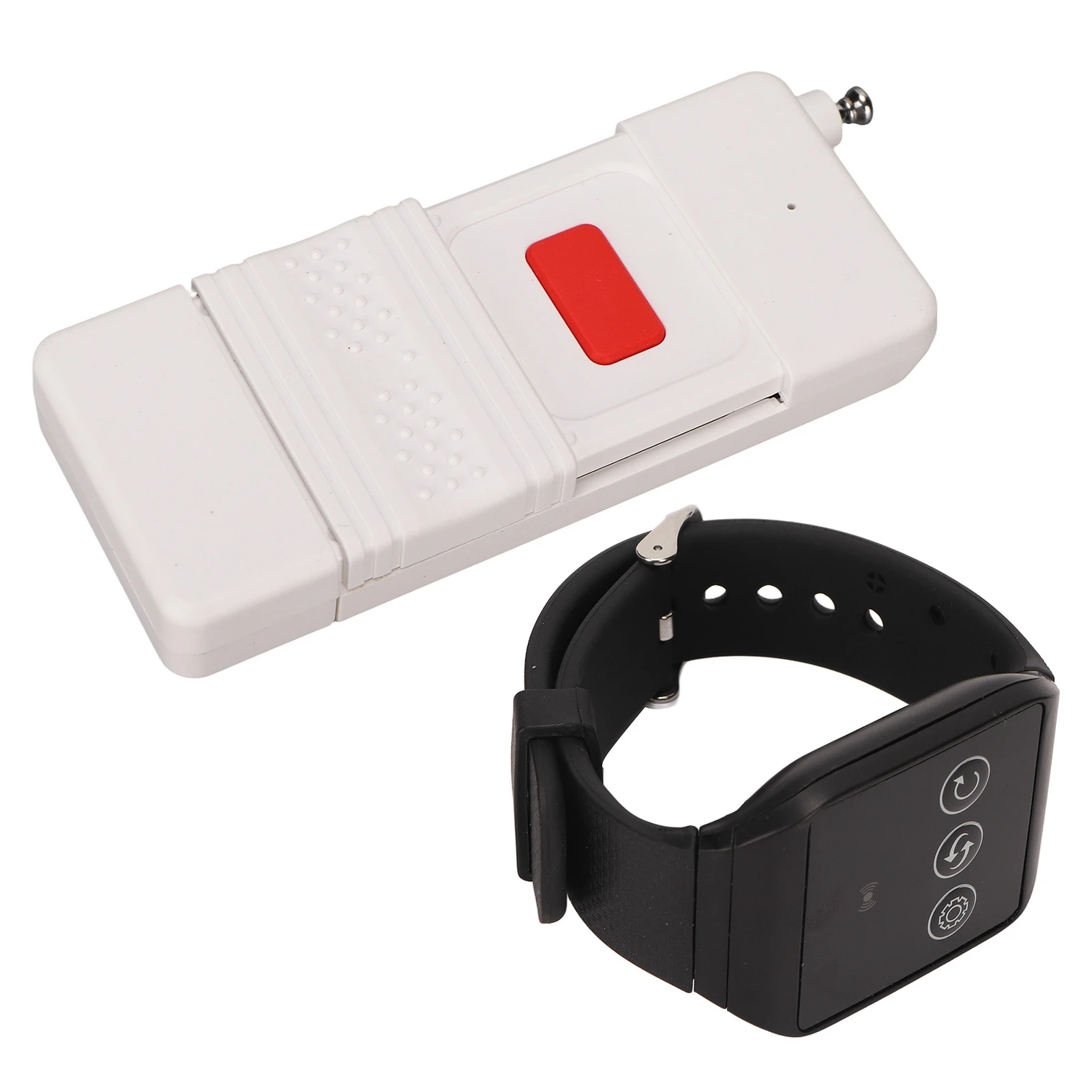 Wireless Caregiver Pager SOS Call Button Transmitter Receiver Nurse Alert System Long Range Loud Alarm Easy for Elderly Patient