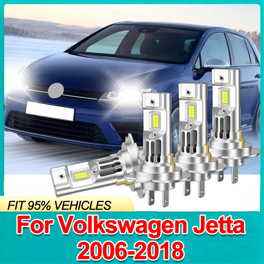 

Для Volkswagen Jetta 2006-2018 H7 дальнего/ближнего света супер яркие 6000K IP68 водонепроницаемые 1:1 мини-размер Plug & Play лампочки