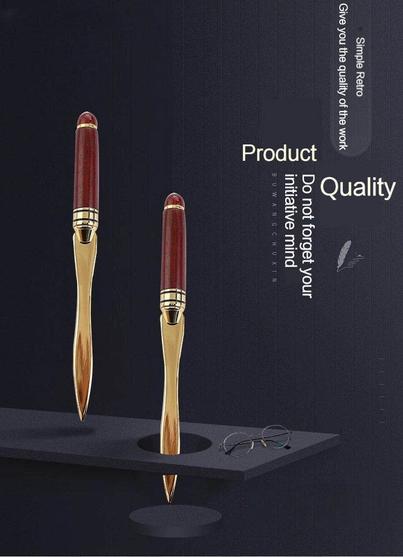 1pc exquisite mahogany letter opener, wooden letter opener for opening envelope, office gift gift letter cutting knife