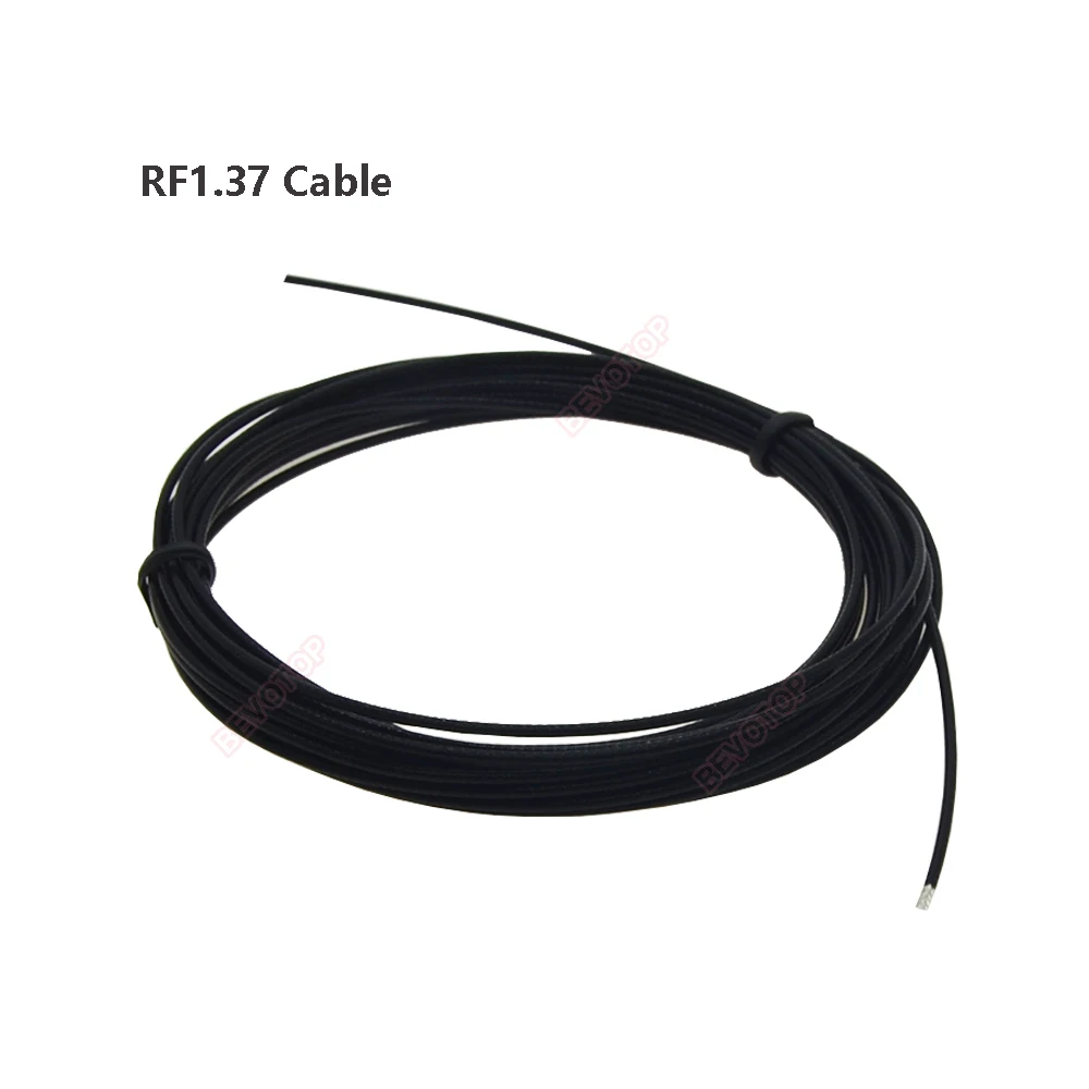 RF1.37 Cable OD=1.37mm RF Coaxial Pigtail for Coax RF Connector 50 Ohm Extension Cord
