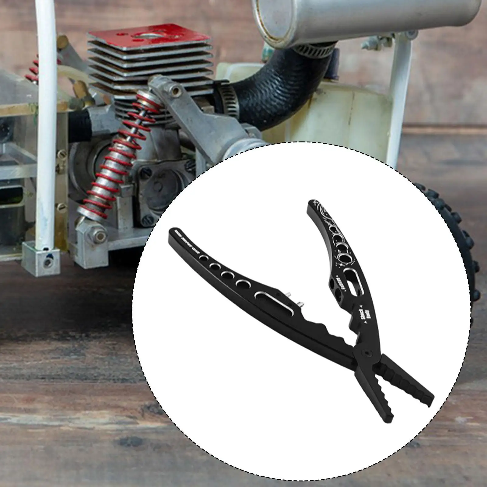 Multifunctional Aluminum RC Shock Absorber Pliers Ball Head Removal Tool for Universal Crawler Models 1 10