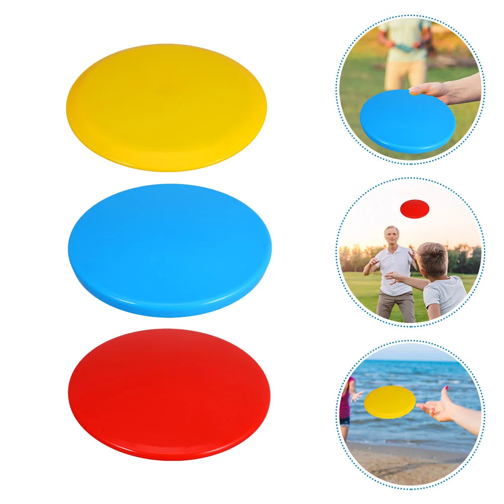 

3 Pcs Golf Flyer Discs Disk Outdoor Yard Toys Flyers Lawn Kindergarten Fun Tpe Kids Flying Child Sports