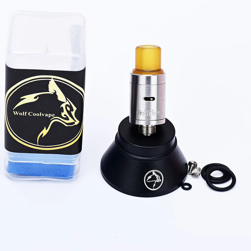Wolfcoolvape Hellfire Viper V2 Rda Mtl Vape 14Mm Hellfire Rda Bf 316ss Rebuildable Druipende Verstuiver Mtl Vape Rda