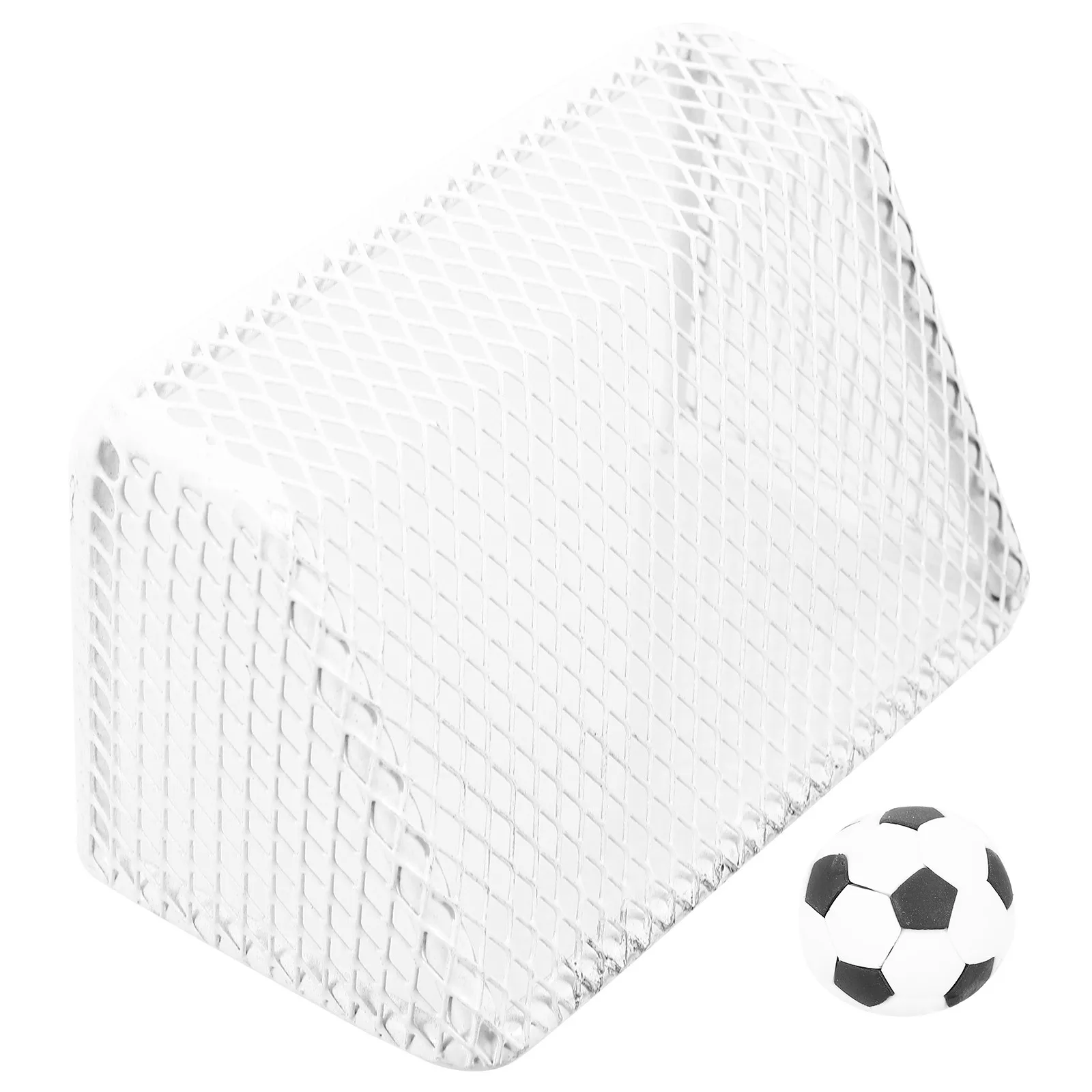 

1Set Mini Soccer Goal Compact Easy Assembly Dollhouse Football Gate Mini Soccer Ball Accessories Dollhouse Football Gate